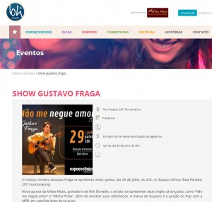 Gustavo Fraga no BH Eventos